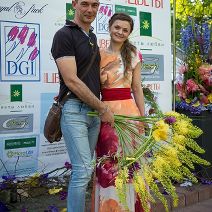 Ivan Bergella (Italy) and Julia Bagdasaryan (organizer)