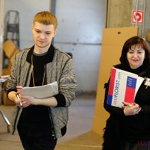судьи Артём Салмин и Ирина Тренёва / judges Artyom Salmin and Irina Treneva