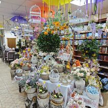 Сергей Карпунин, пасхальное оформление в магазине Александро-Невского Ново-Тихвинского женского монастыря в Екатеринбурге