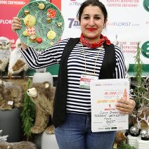 флорист Лианна Бабаян 1 место / florist Lianna Babayan 1st place