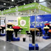 компания GREENROSES на выставке ЦВЕТЫ ЭКСПО в Москве (Россия)